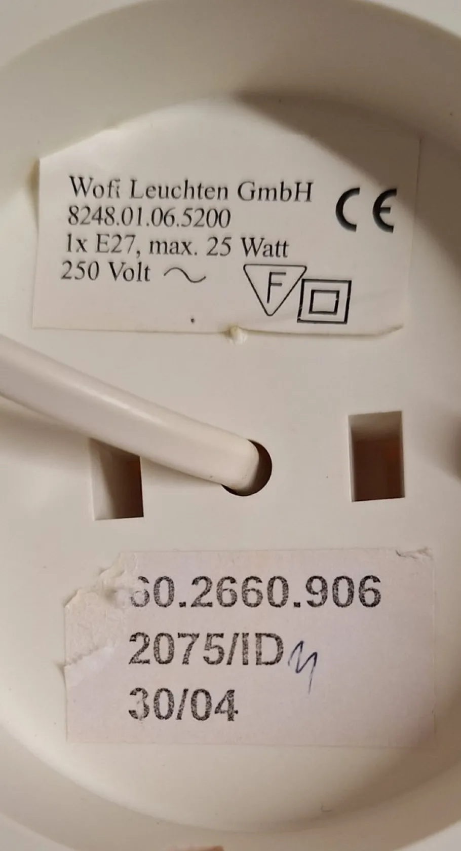 Sale Pamono Vintage Table Lamps Mood Lights in the Shape of Yellow-Orange Glass Ball by Wofi-Leuchten, Set of 2