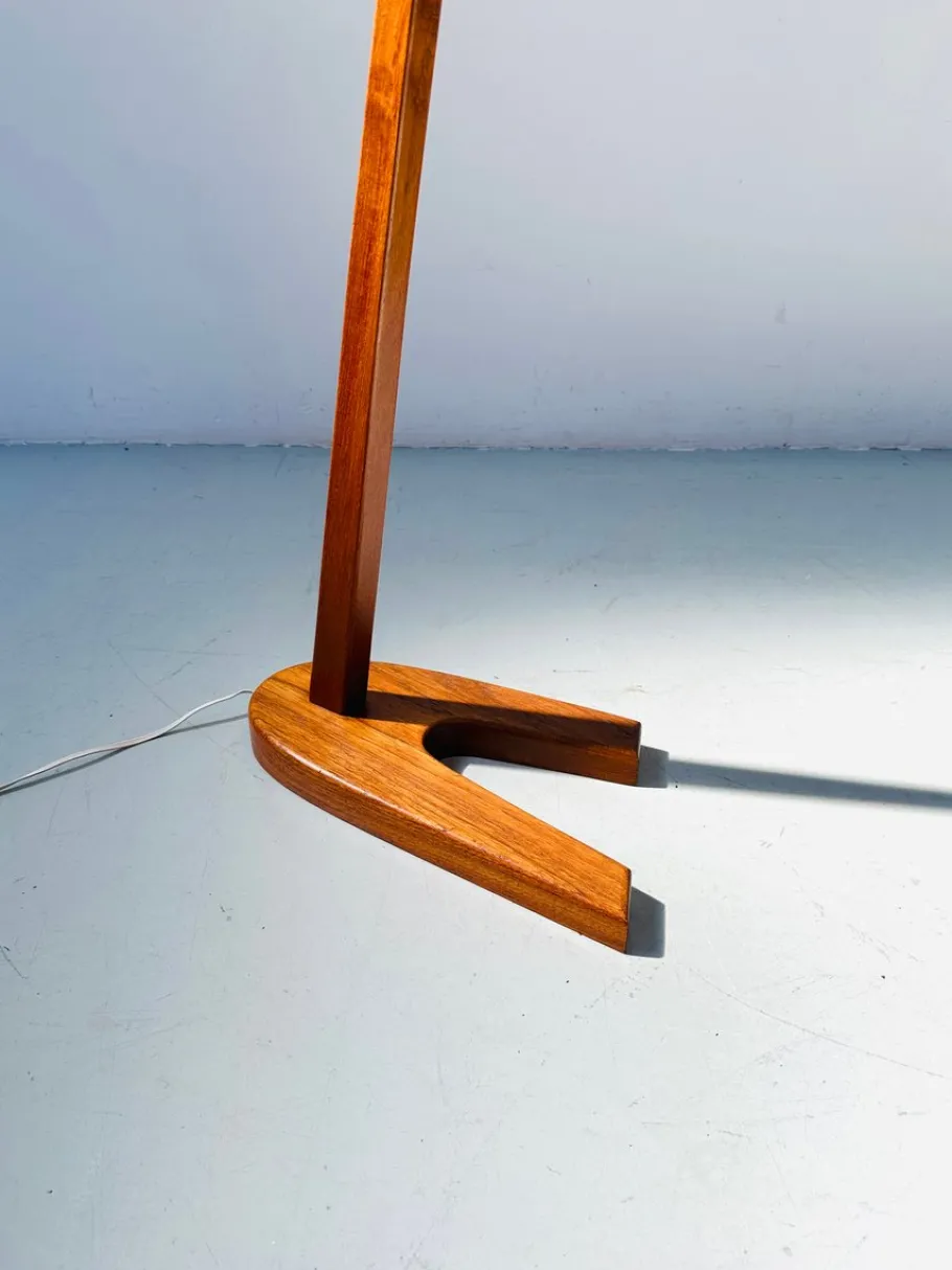 Hot Pamono Vintage Teak Dornstab Floor Lamp by J.T. Kalmar & A. Pöll , Austria, 1947