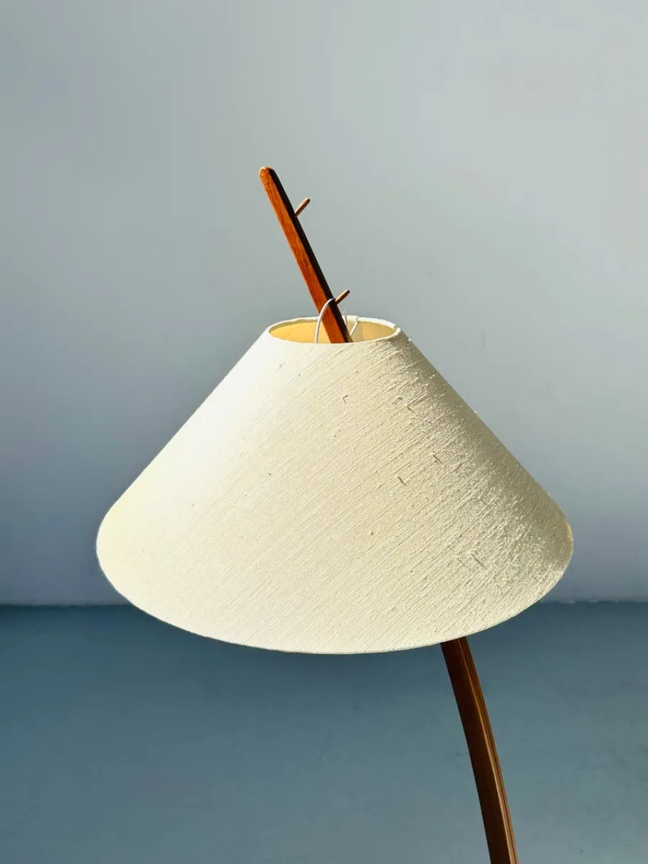 Hot Pamono Vintage Teak Dornstab Floor Lamp by J.T. Kalmar & A. Pöll , Austria, 1947