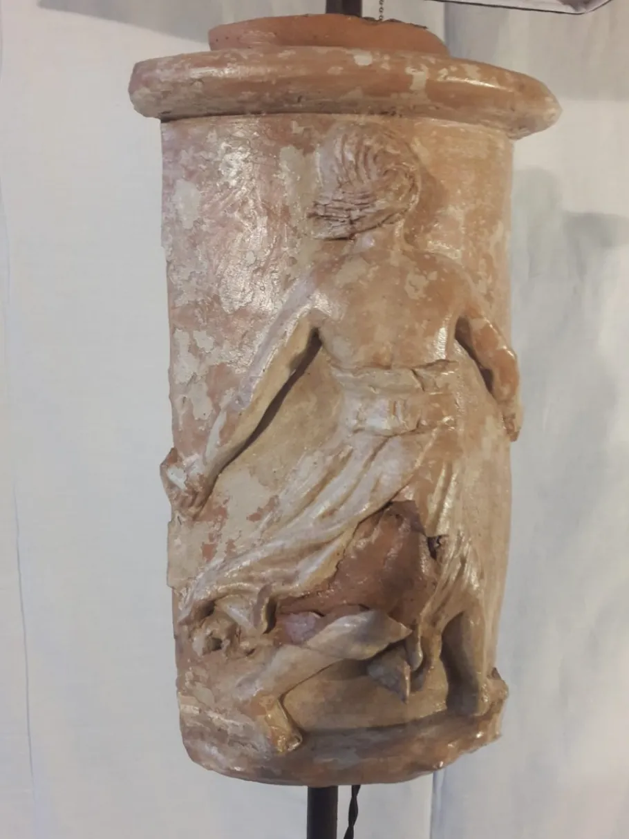 Best Pamono Vintage Terracotta Floor Lamp