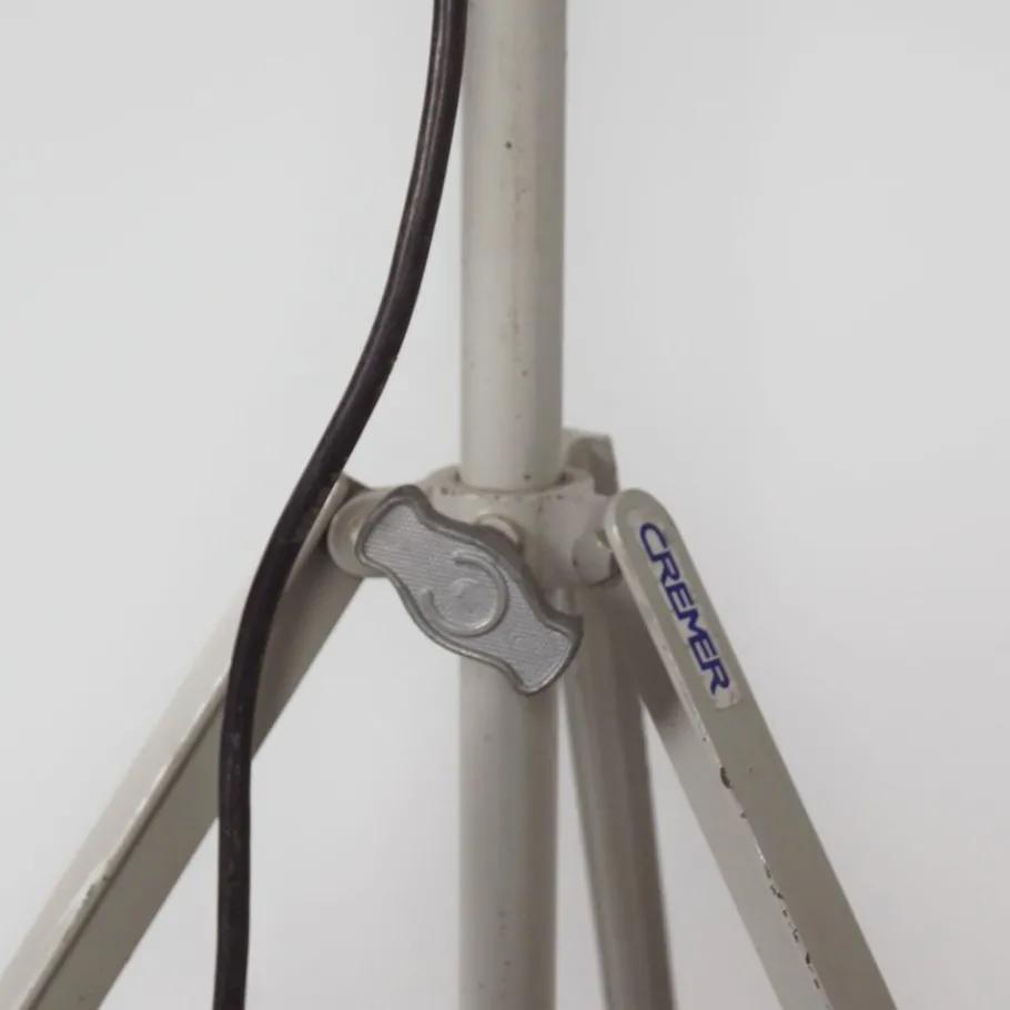 Clearance Pamono Vintage Theater Spotlight in Blue Metal by A.E. Cremer, 1950s