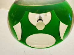Best Pamono Vintage UFO Ceilings Lamp in Green from Massive Belgium, 1970s
