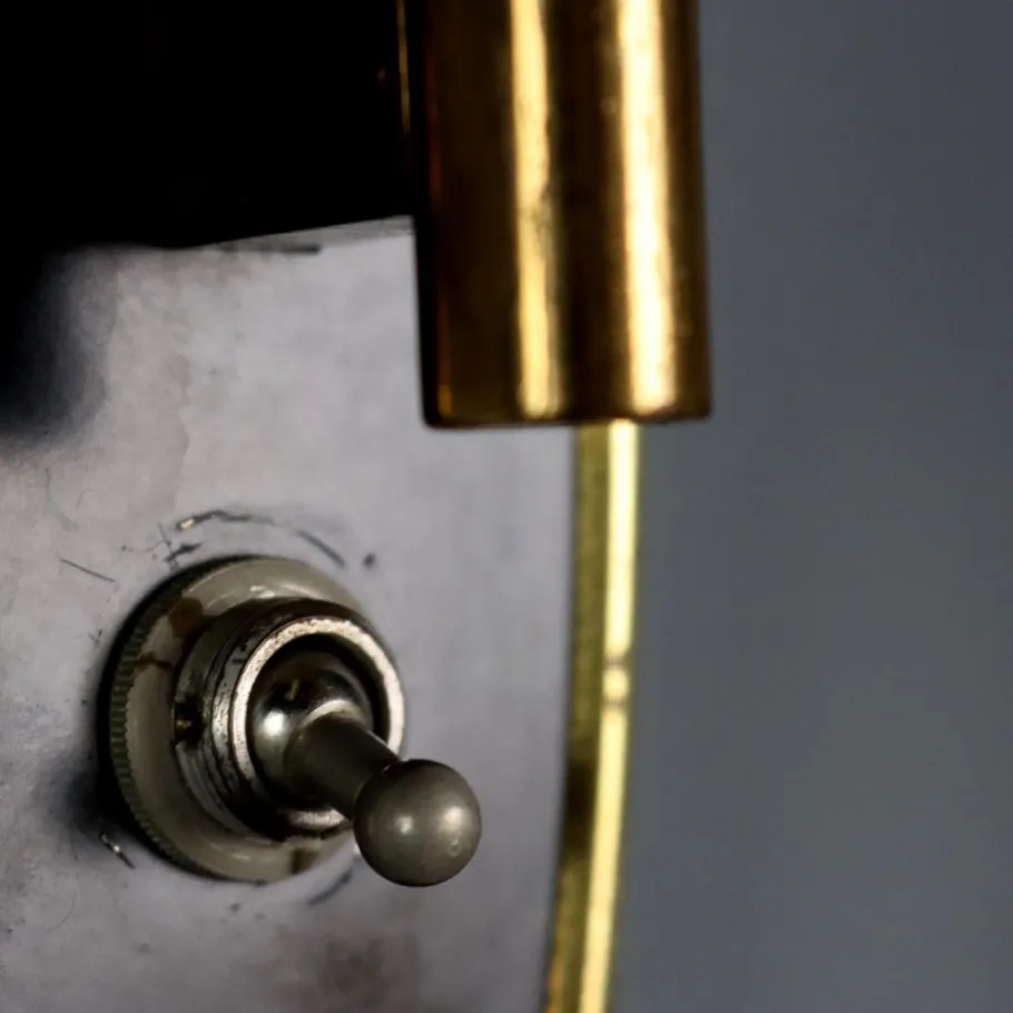 Sale Pamono Vintage Wall Lamps in Lacquered Metal from Stilnovo, 1950s, Set of 2