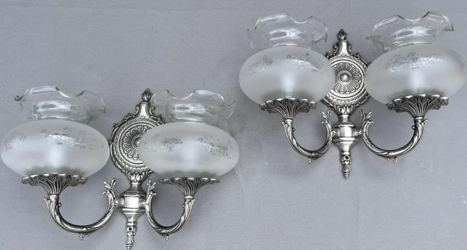 Sale Pamono Vintage Wall Lamps, Set of 2