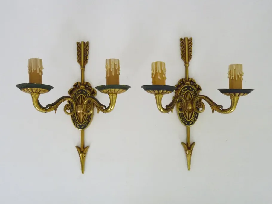 Sale Pamono Vintage Wall Light in Bronze, 1920s