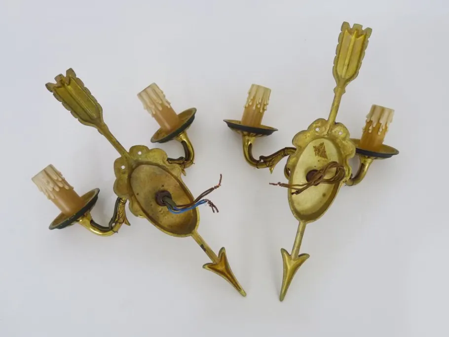 Sale Pamono Vintage Wall Light in Bronze, 1920s