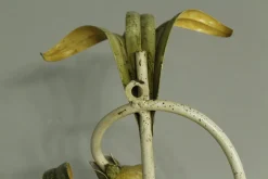 Sale Pamono Vintage Wall Light in Iron and Murano Glass, 2000s