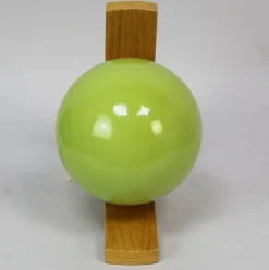 Sale Pamono Vintage Wall Light in Wood and Green Glass, 1960s