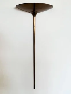 Sale Pamono Vintage Wall Sconce in Brushed Brass by Florian Schulz, 1970s