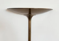 Sale Pamono Vintage Wall Sconce in Brushed Brass by Florian Schulz, 1970s