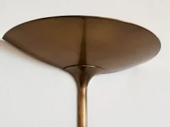 Sale Pamono Vintage Wall Sconce in Brushed Brass by Florian Schulz, 1970s