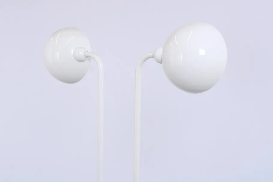 Best Pamono Vintage White Metal Floor Lights from Hala, 1980s, Set of 2