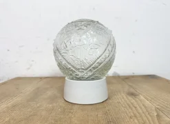 Clearance Pamono Vintage White Porcelain Ceiling Light, 1970s