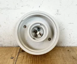 Clearance Pamono Vintage White Porcelain Ceiling Light, 1970s