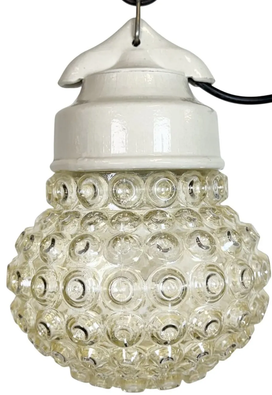 Hot Pamono Vintage White Porcelain Pendant Light, 1970s