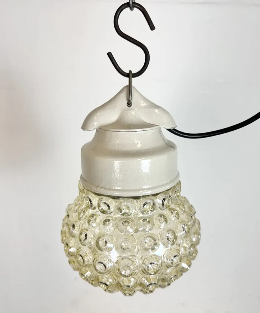 Hot Pamono Vintage White Porcelain Pendant Light, 1970s