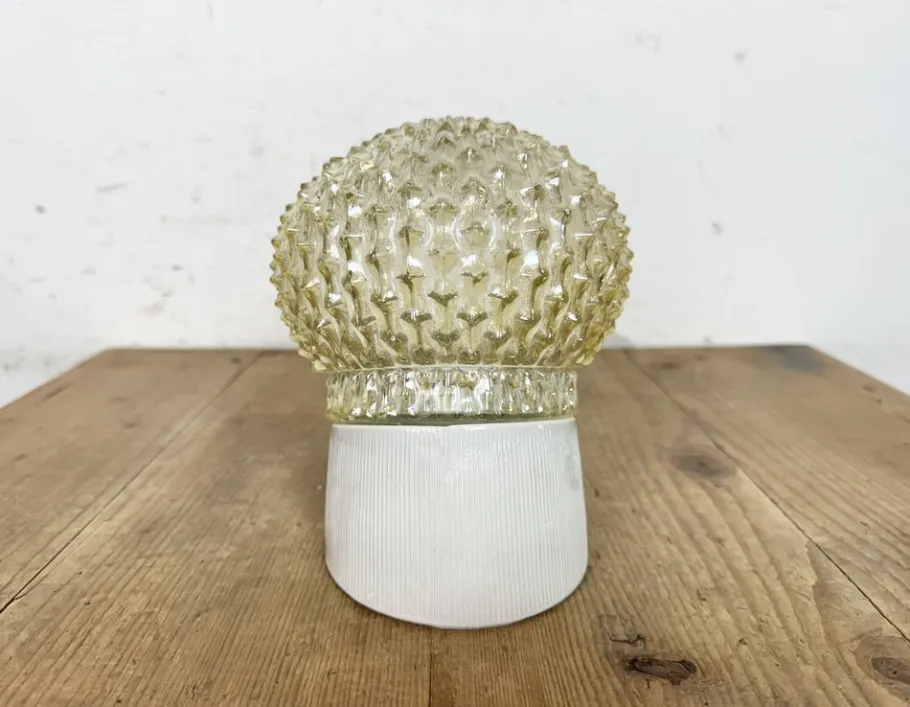 Sale Pamono Vintage White Porcelain Wall Light, 1970s