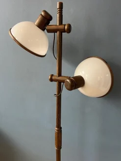 Sale Pamono Vintage Wooden Mushroom Floor Lamp from Steinhauer