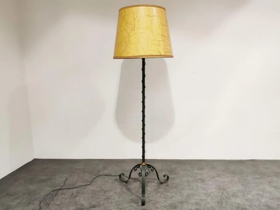 Online Pamono Vintage Wrought Iron Floor Lamp, 1960s