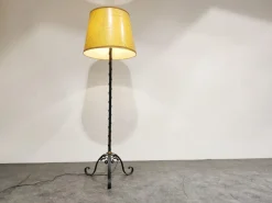 Online Pamono Vintage Wrought Iron Floor Lamp, 1960s