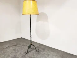 Online Pamono Vintage Wrought Iron Floor Lamp, 1960s