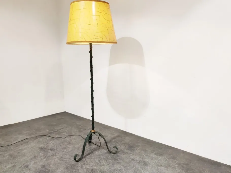 Online Pamono Vintage Wrought Iron Floor Lamp, 1960s