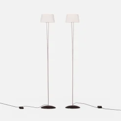New Pamono Vitt Terra Floor Lamps in Murano Glass by Valerio Bottin for Foscarini, 1990s, Set of 2