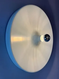 Sale Pamono Wall Lamp Diskus in White by Charlotte Perriand for Honsel