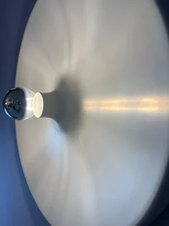 Sale Pamono Wall Lamp Diskus in White by Charlotte Perriand for Honsel