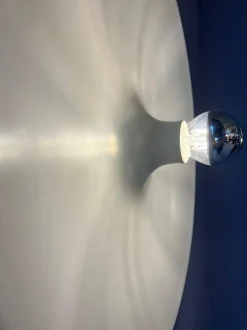 Sale Pamono Wall Lamp Diskus in White by Charlotte Perriand for Honsel