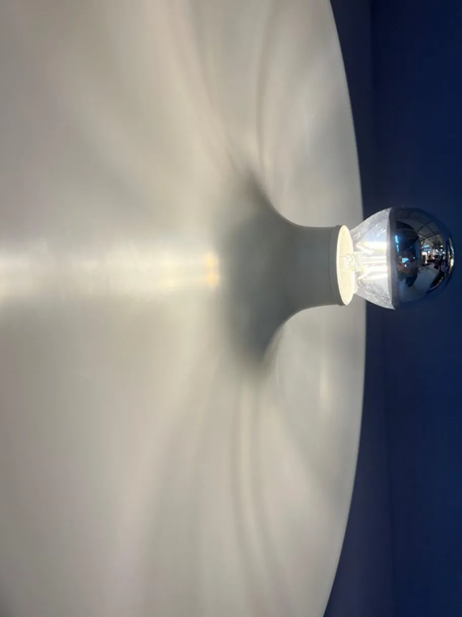 Sale Pamono Wall Lamp Diskus in White by Charlotte Perriand for Honsel