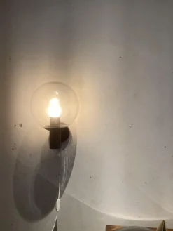 Sale Pamono Wall Lamp Outside Lamp in Raindrop Glass from Bega, 1980s