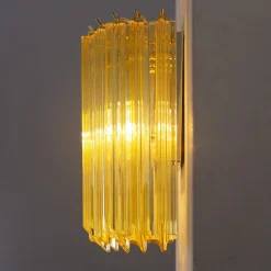 Sale Pamono Wall Lamp with Murano Glass, 1990s