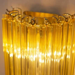 Sale Pamono Wall Lamp with Murano Glass, 1990s