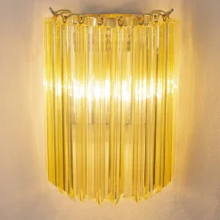 Sale Pamono Wall Lamp with Murano Glass, 1990s