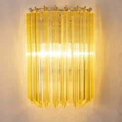 Sale Pamono Wall Lamp with Murano Glass, 1990s