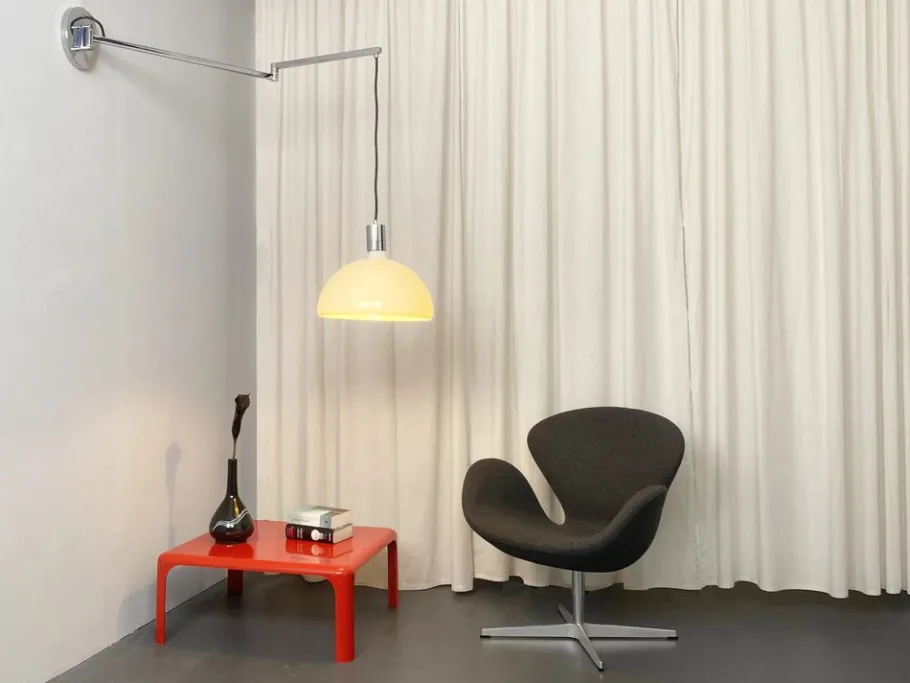 Sale Pamono Wall Lamp with Swivel Arm by Franco Albini, Franca Helg and Antonio Piva for Sirrah, Italy, 1960s