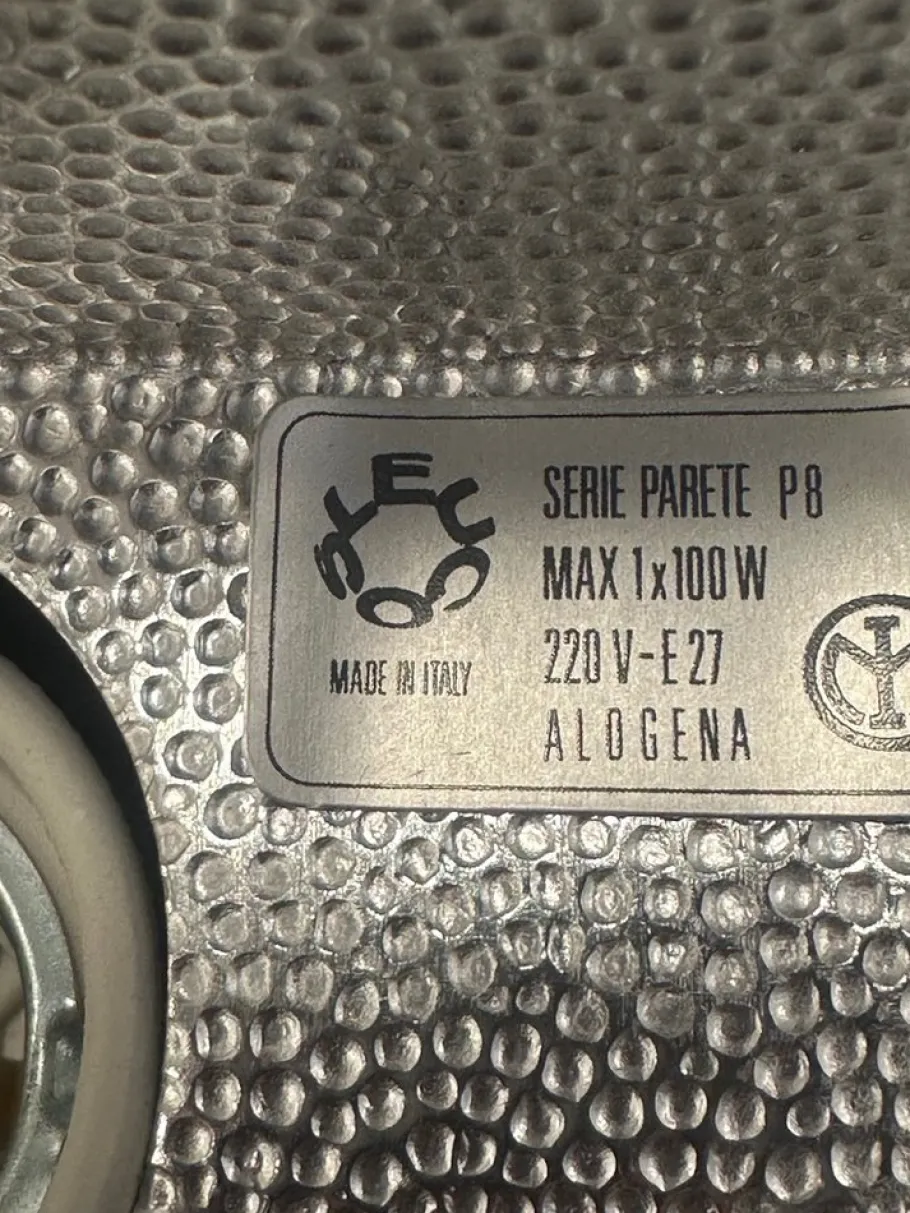 Sale Pamono Wall Lamps with Murano Glass from Leucos, 1980s, Set of 3