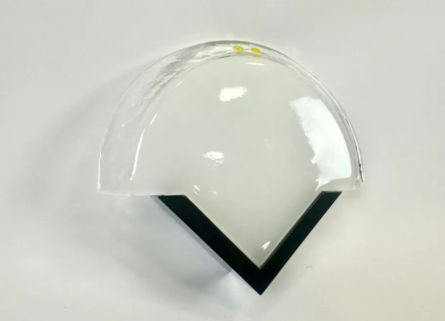 Sale Pamono Wall Lamps with Murano Glass from Leucos, 1980s, Set of 3