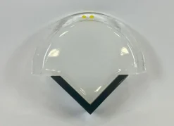 Sale Pamono Wall Lamps with Murano Glass from Leucos, 1980s, Set of 3