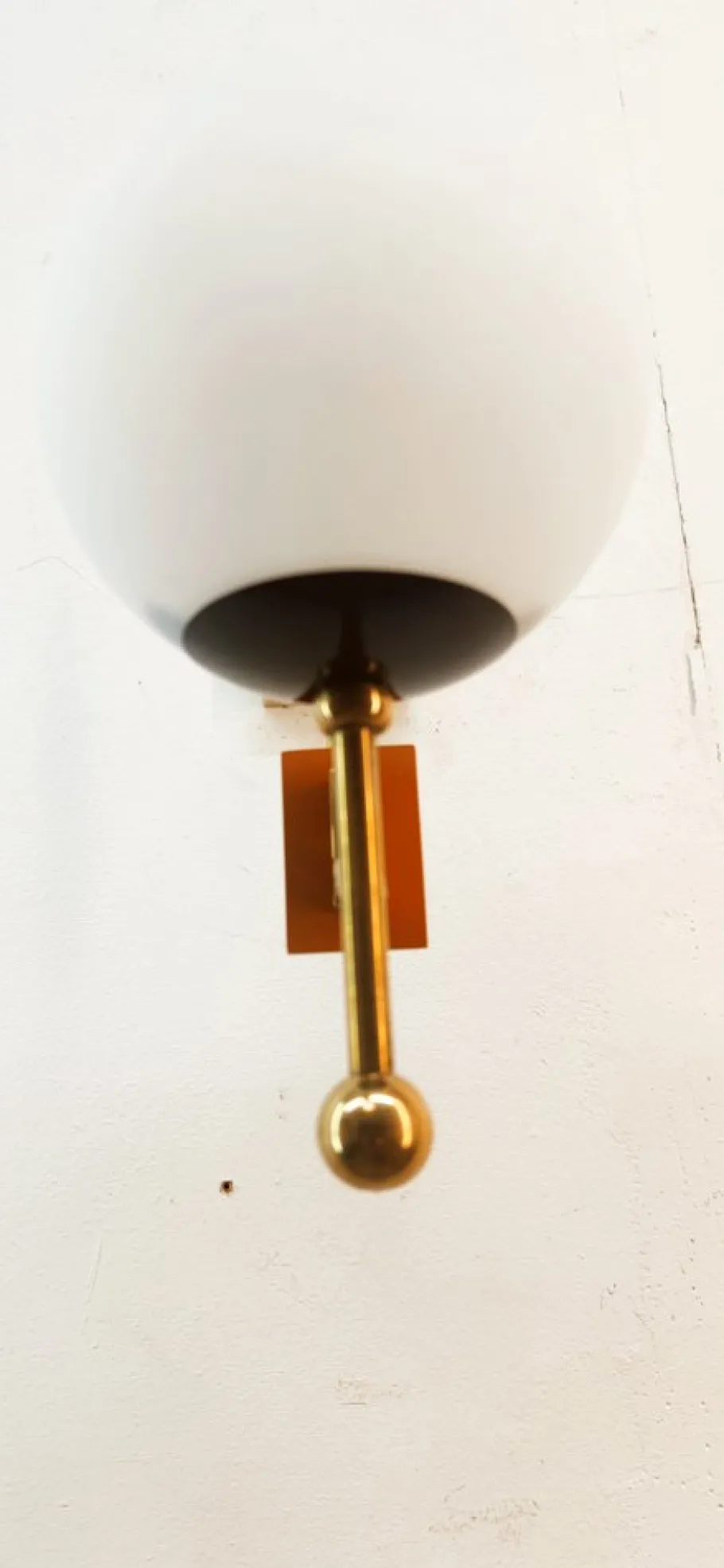Sale Pamono Wall Light with Sphere Glass