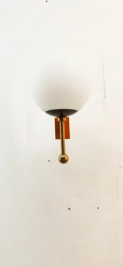 Sale Pamono Wall Light with Sphere Glass