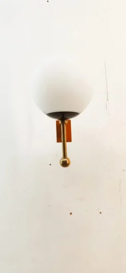Sale Pamono Wall Light with Sphere Glass