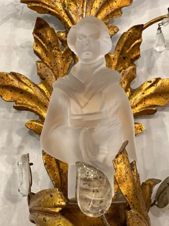 Sale Pamono Wall Lights from Maison Baguès, 1960s, Set of 2