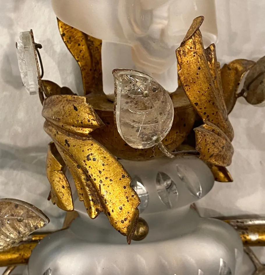 Sale Pamono Wall Lights from Maison Baguès, 1960s, Set of 2