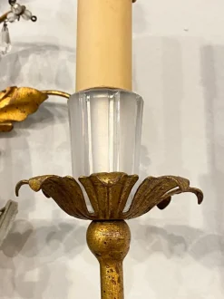 Sale Pamono Wall Lights from Maison Baguès, 1960s, Set of 2