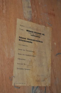 Online Pamono Walnut Cocktail Cabinet Light from Wilhelm Krechlok Kg, 1950s