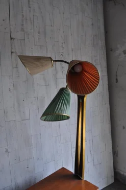 Online Pamono Walnut Cocktail Cabinet Light from Wilhelm Krechlok Kg, 1950s