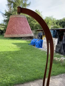 Online Pamono Walnut Cocktail Cabinet Light from Wilhelm Krechlok Kg, 1950s