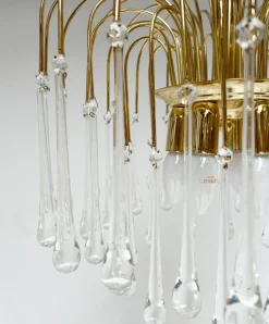 Sale Pamono Waterfall Chandelier in Murano Glass, 1970s